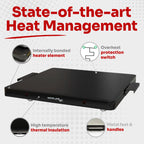 Made Safer Food Warming Hotplate – Size 53cm x 42cm (L)