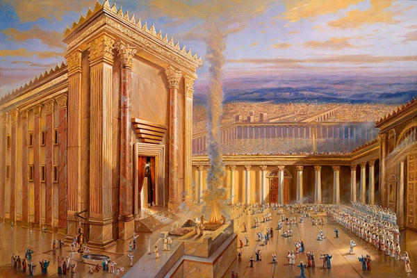 The Second Holy Jewish Temple in Jerusalem Painting