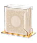 Faux Leather Lacey Lucite Haggadah