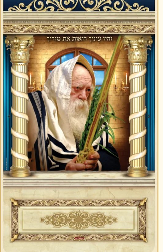 Rabbi Chaim Kanievsky zt”l Sukkah Material Banner