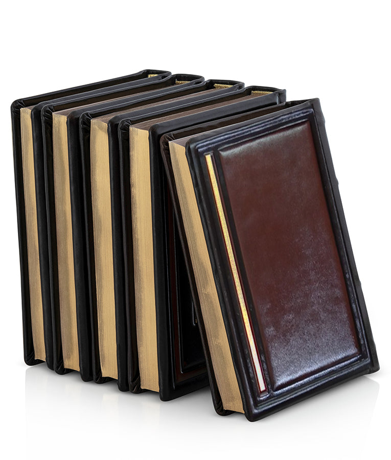 Leather Machzorim Set