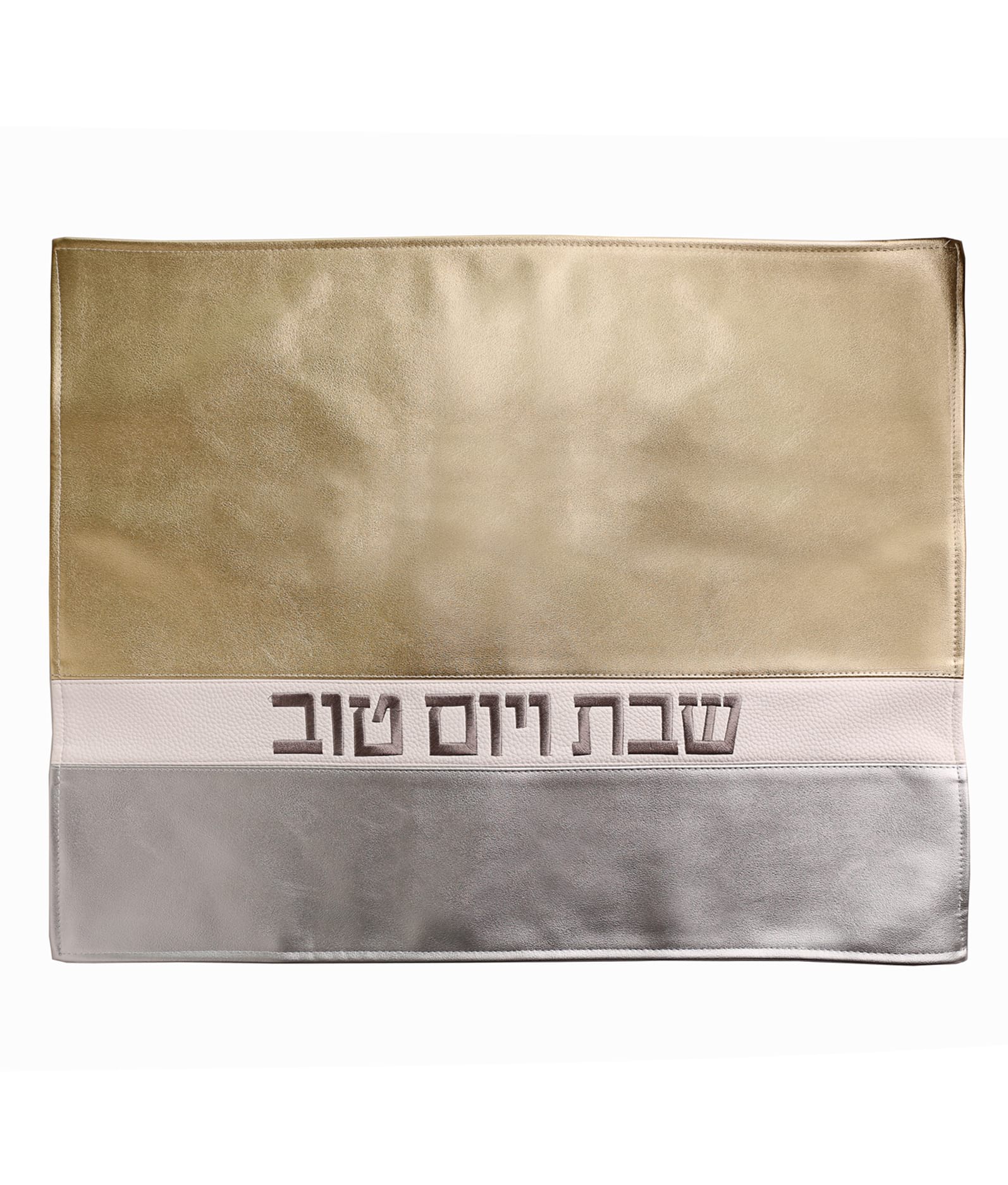 Leather Striped Challah Cover